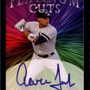 Aaron Judge Platinum Cuts facs auto solo 1000 realizzati New York Yankees