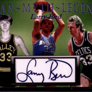 Larry Bird Man Myth Legend facs une auto fabriquée à seulement 1 000 Celtics de Boston