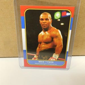 Tarjeta promocional de Mike Tyson Sports Journal, solo se fabricaron 1000 unidades