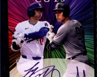 大谷翔平/マイク・トラウト 2020 Topps Finest Duals #1 ベースボール
