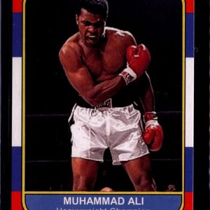 Muhammed Ali Sports Journal Heavyweight Champion Promo Karte nur 1000 hergestellt