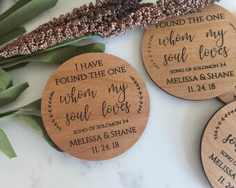 Wedding Favor Magnet Etsy