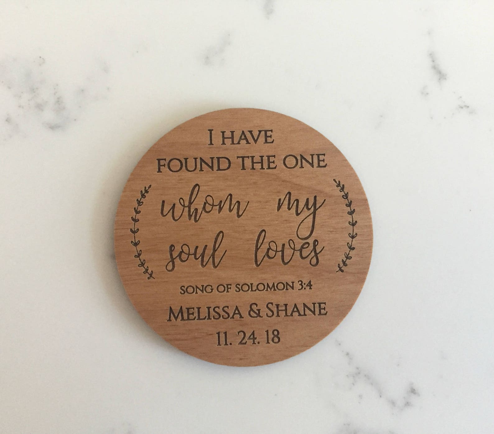 25 Wedding Favor Laser Engraved Wedding Favor Etsy
