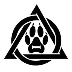 Therian Theta Delta Wolf Paw - digitaal SVG-bestand
