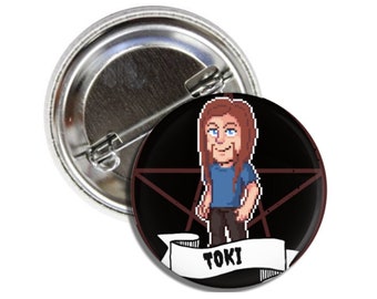 Toki Wartooth  | Metalocalypse | Dethklok | 1.5" Pin Button Badge