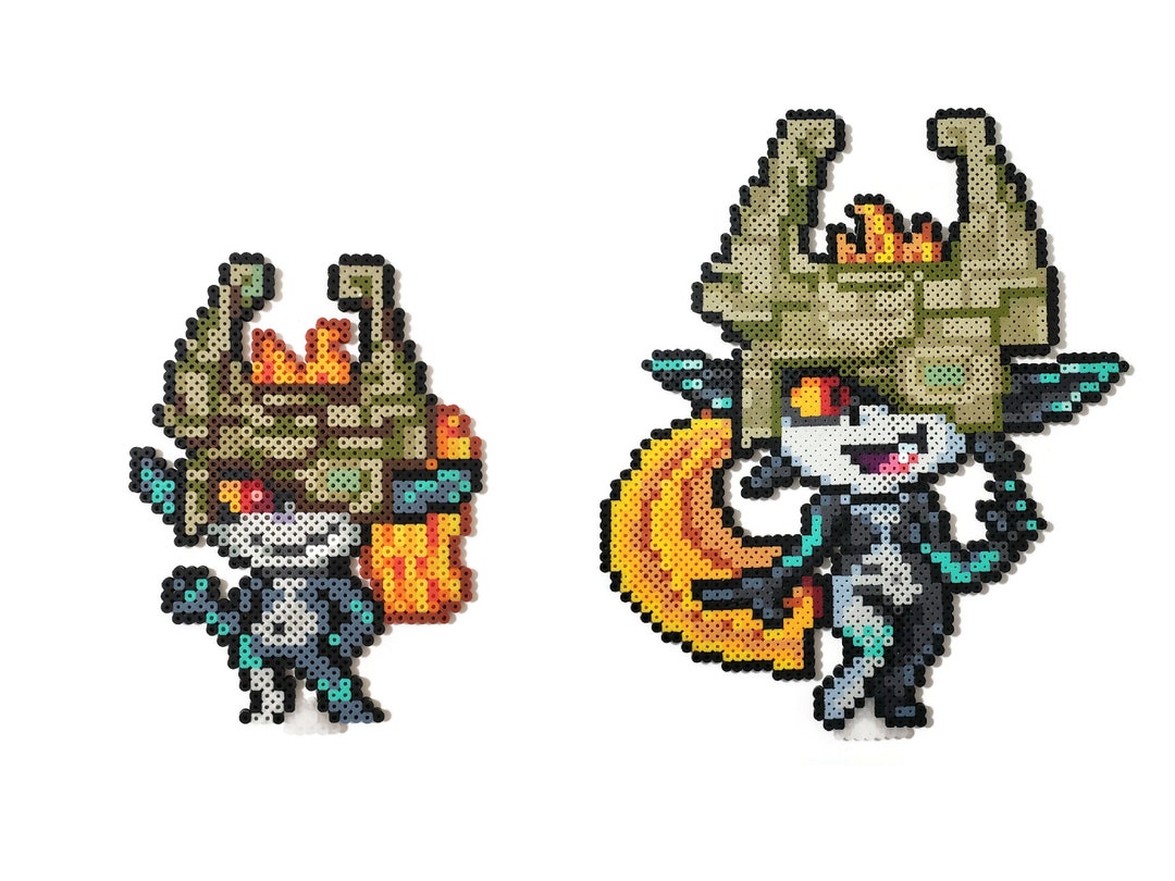 Imp Midna Legend of Zelda Twilight Princess Pixel Art Fuse Etsy