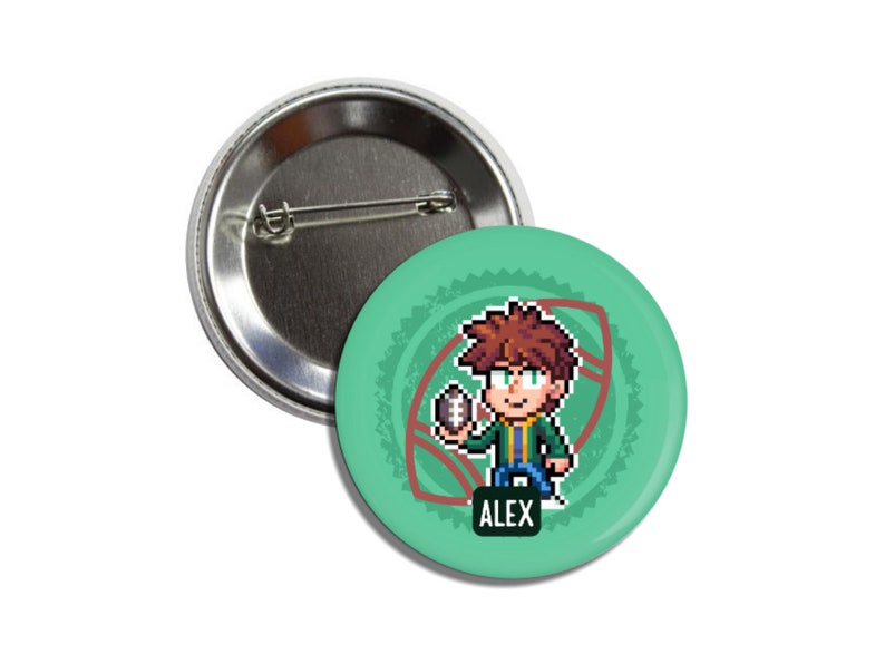 Stardew Valley Boys Bachelors Pins Button Badges 1.5 Pixel Art image 2