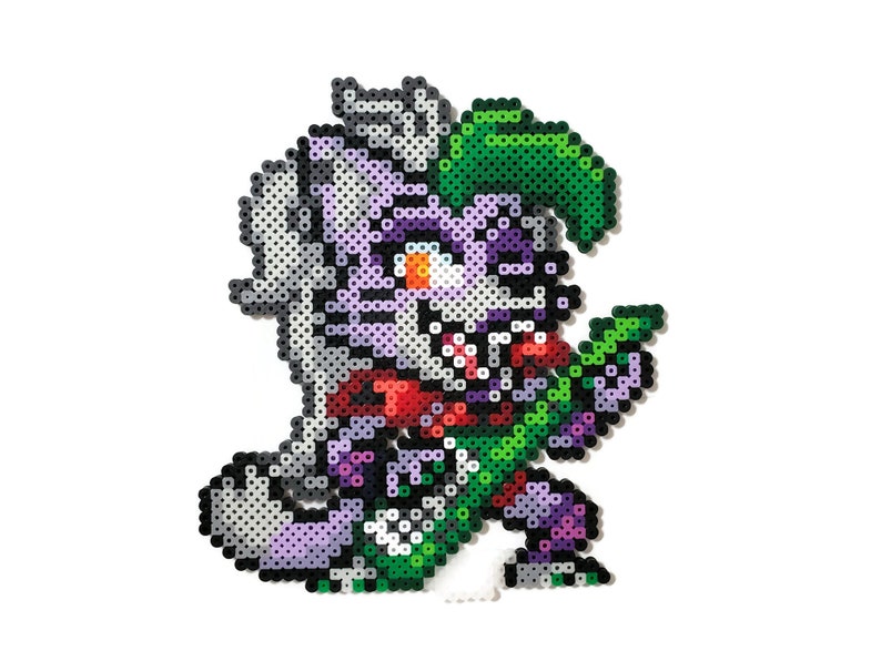 Roxanne Wolf Jamming on the Keytar Five Nights at Freddy's Security Breach Pixel Art Figure Small Size None