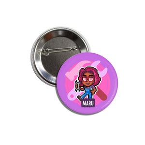 Stardew Valley Girls Bachelorettes Pins Button Badges 1.5 Pixel Art Maru