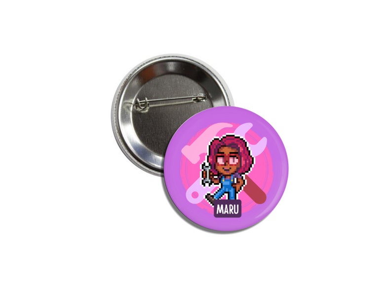 Stardew Valley Girls Bachelorettes Pins Button Badges 1.5 Pixel Art Maru