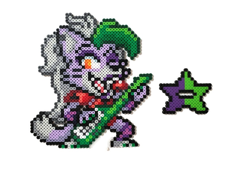 Roxanne Wolf Jamming on the Keytar Five Nights at Freddy's Security Breach Pixel Art Figure Small Size image 6