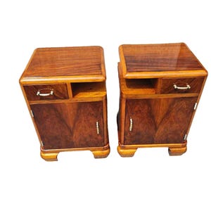 Pair of Art Deco Bedside Tables