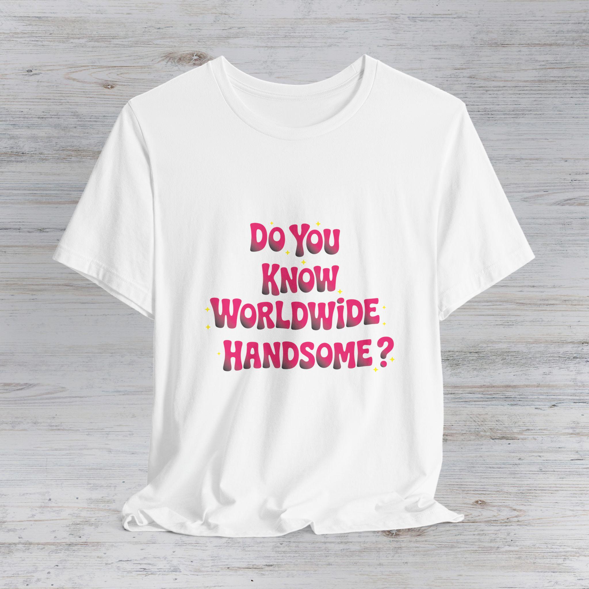 Jin Do You Know World Wide Handsome WWH T-shirt - Etsy