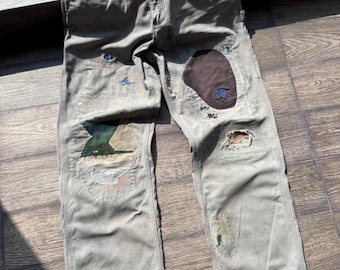 Przerobione spodnie Carhartt Carpenter