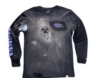 Zniszczona koszula Carhartt z długim rękawem