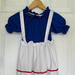 Vintage Raggedy Ann Costume: Child Size Medium, 3-Piece Set
