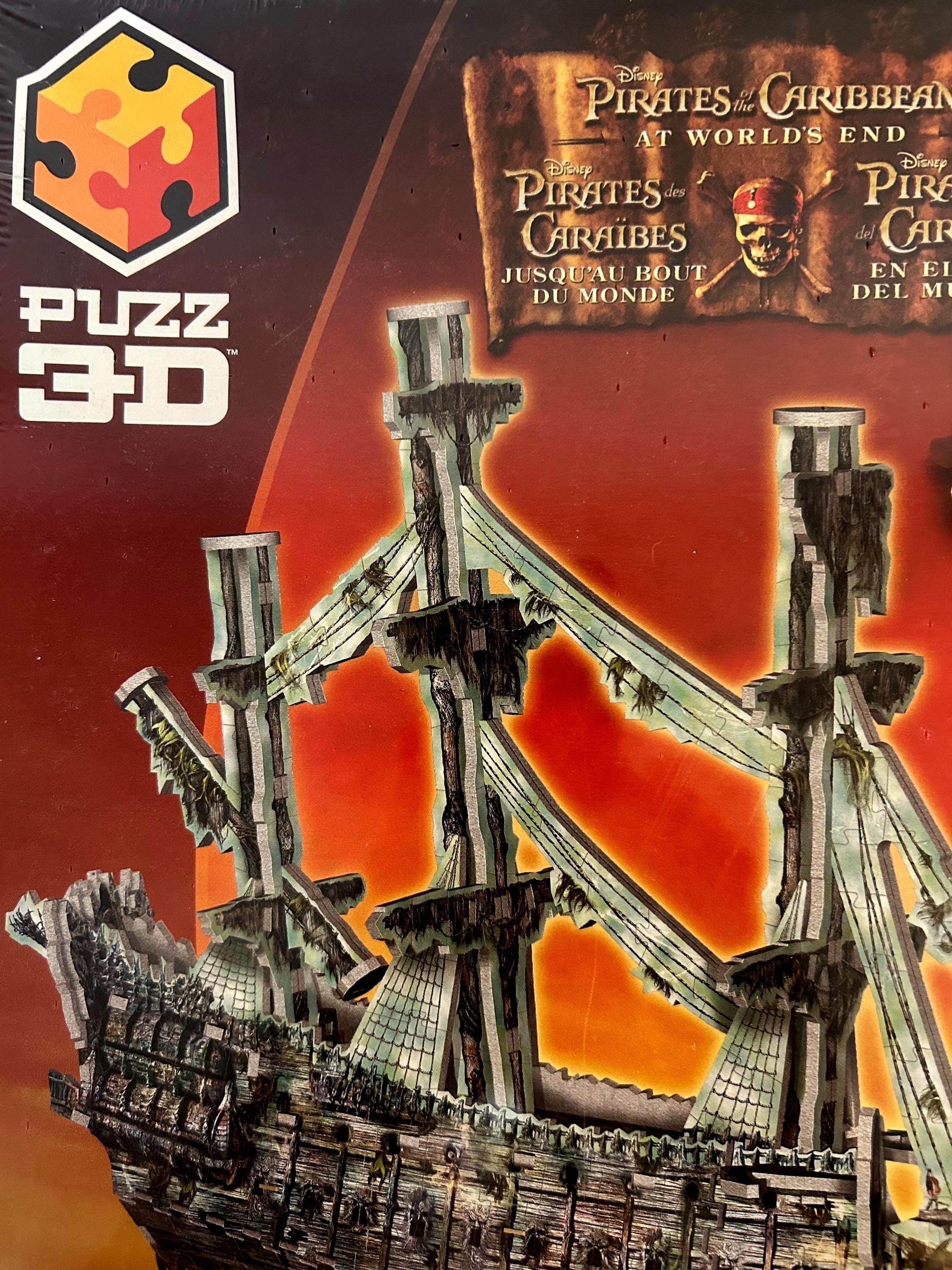Vintage PUZZ 3D Pirates of the Caribbean Flying Dutchman – 472 Pc