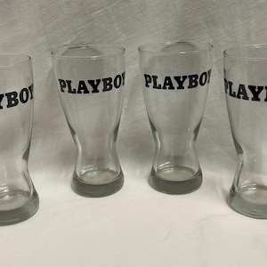 Vintage Playboy Drinking Glasses - Etsy