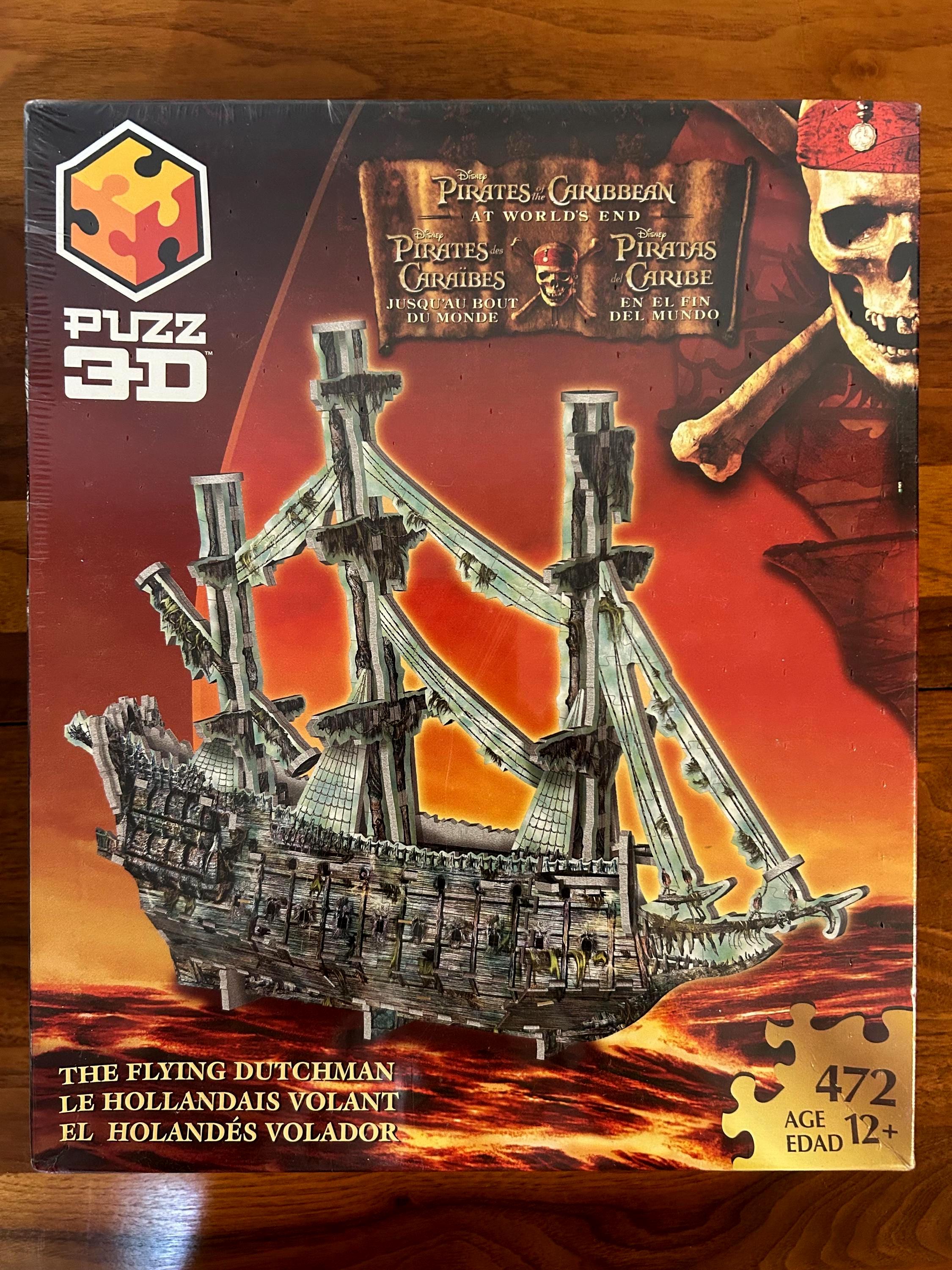 Vintage PUZZ 3D Pirates of the Caribbean Flying Dutchman – 472 Pc