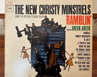 Vintage The New Christy Minstrels Ramblin' Featuring Green, Green Columbia Stereo Vinyl Record 1963