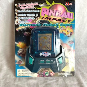Vintage PINBALL IMPACT Handheld Electronic GAME Brand New still sealed in original pkg Great Condition Age 5+