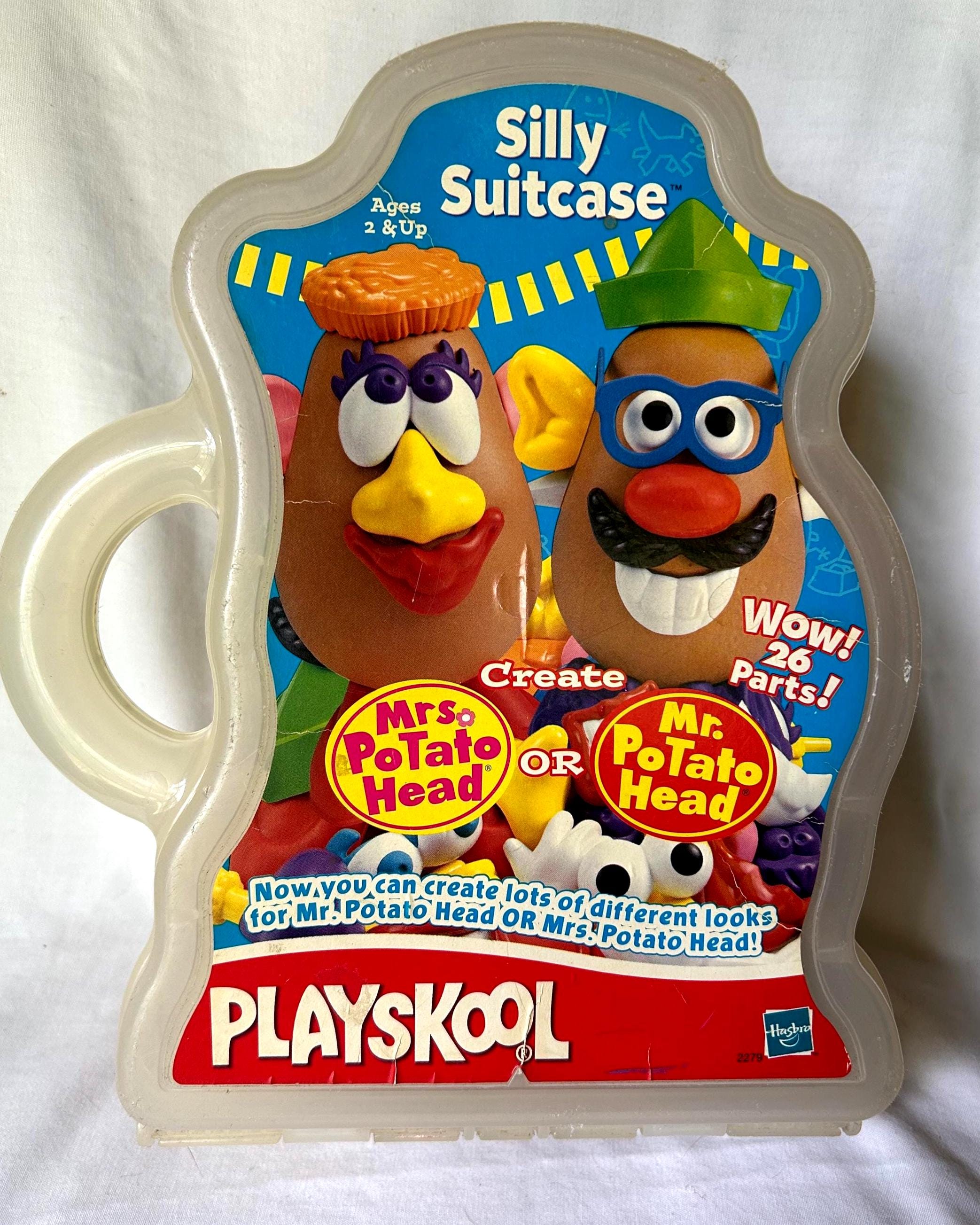 RARE Vintage Playskool Silly Suitcase Mr or Mrs POTATO HEAD