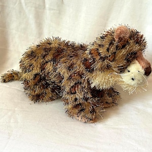 Vintage Ganz WEBKINZ Leopard HM031 no code no tag 8&quot; super soft plush stuffed animal Great Condition