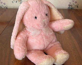 Vintage Fisher Price Soft Shakes Rattle Toy 1982 Bunny Terrycloth