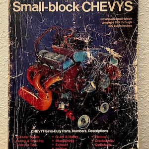Vintage 1976 Hot Rod Chevys Book: How to Hotrod Small Block Chevys - Engine Manual