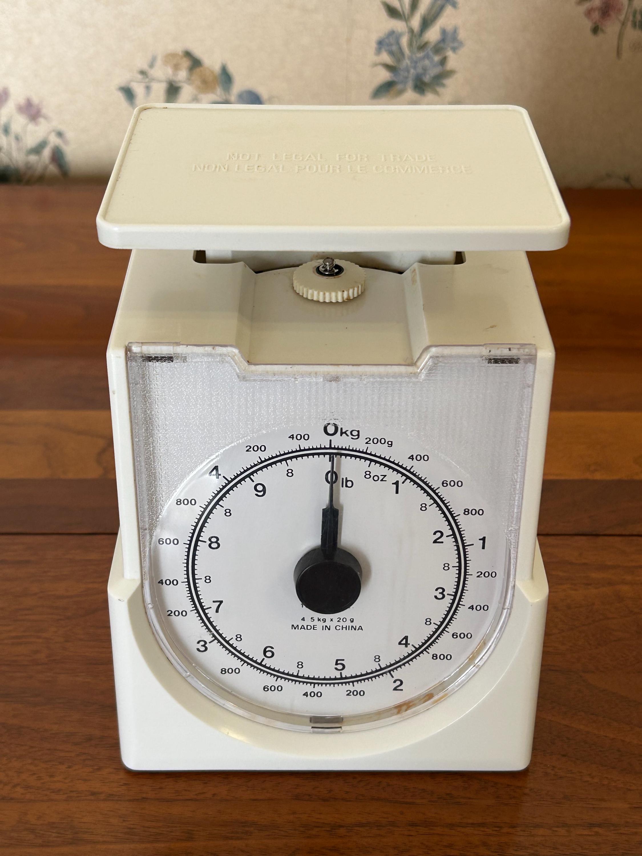 Vintage Kitchen Food Scale 7" Tall - Countertop Scale - Analog Dial - Etsy