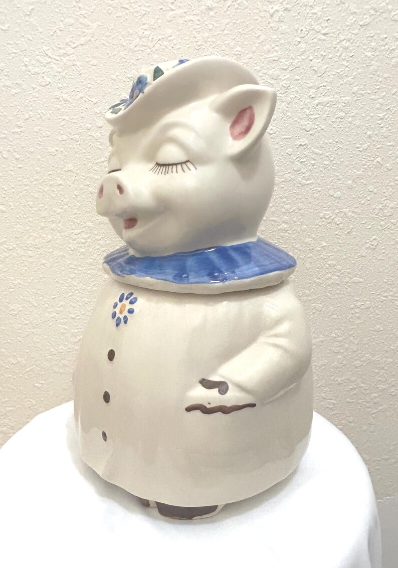 Vintage Shawnee Winnie Pig Cookie Jar - 1940s Collectible Kitchenware ...