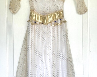 Vintage Genie Costume - Rubies, Child Size Small