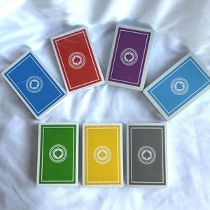 Vintage BRIDGE Karten ACBL OFFICIAL Logo (single logo) ungeöffnete / versiegelte Decks 4 Spieler Spiel hervorragende Zustand