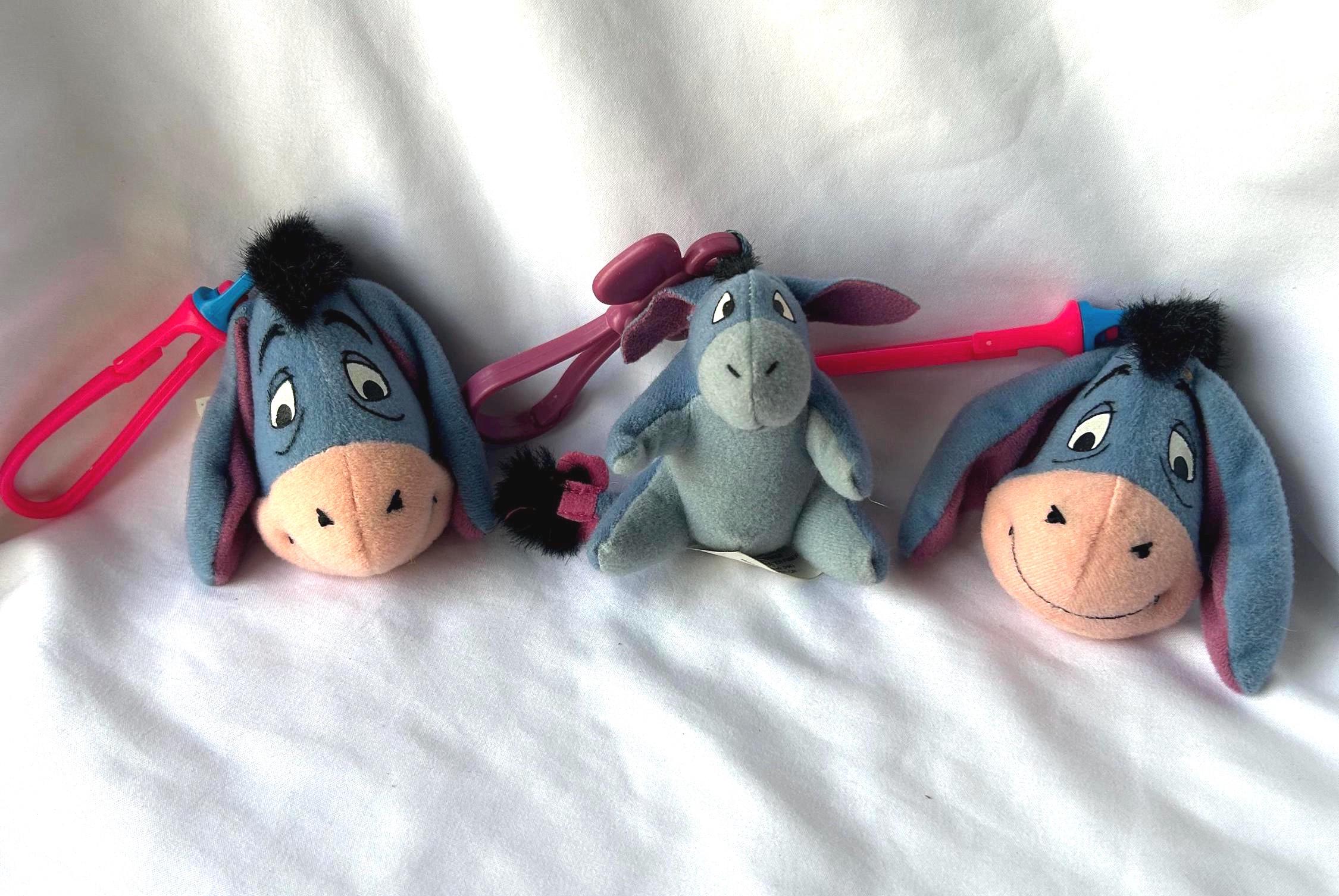 Vintage Mcdonald's Winnie the Pooh Plush Keychain - 2000s Clip-on
