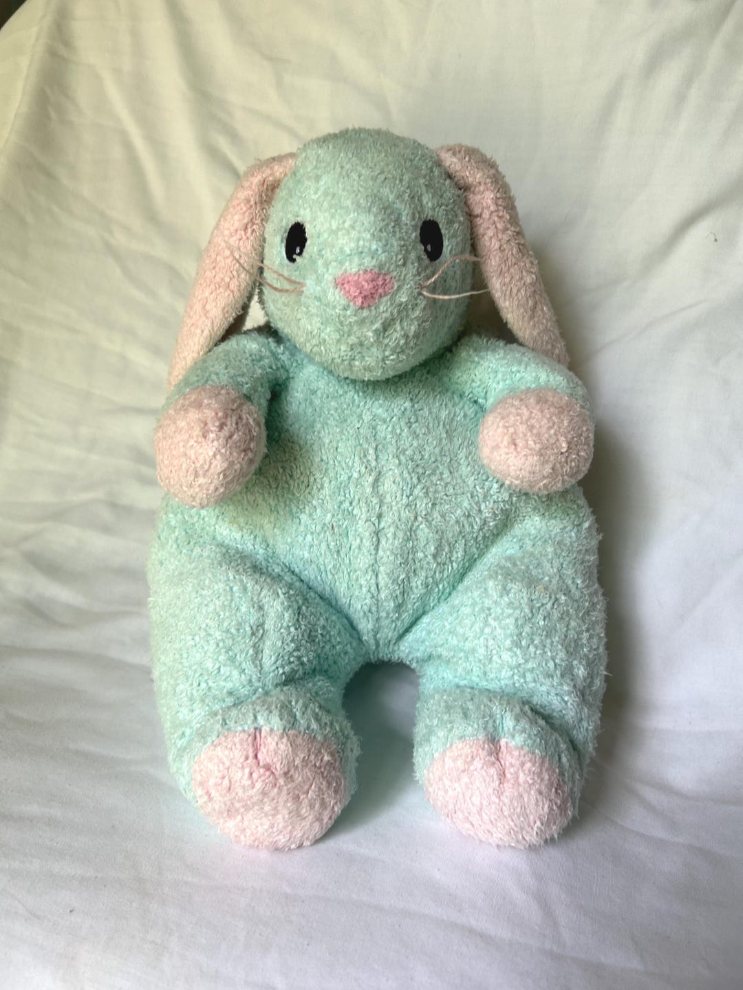 Vintage TY Bunnybaby Plush Toy: 1999 Pillow Pals Rattle - Etsy