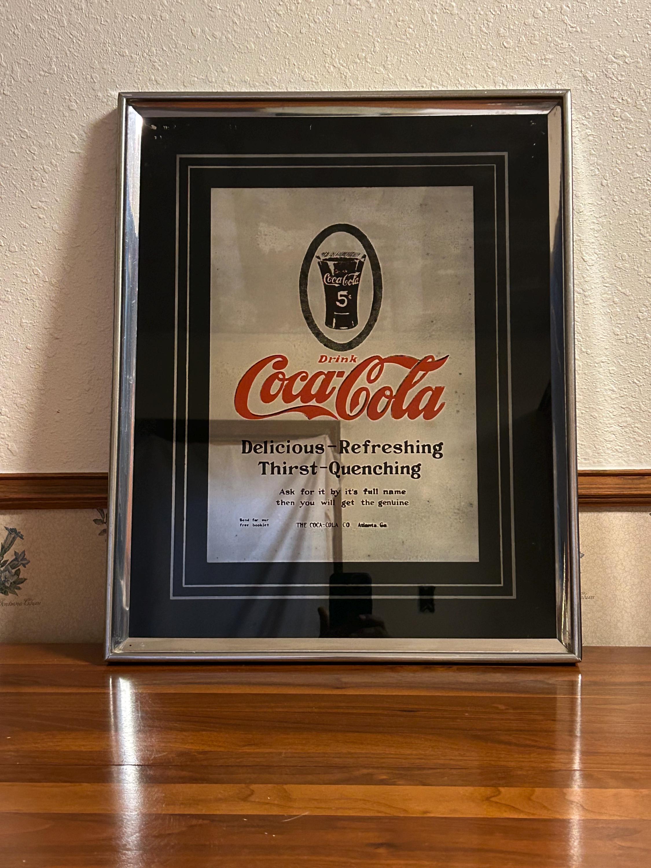 Coca Cola Bar Mirror - Etsy