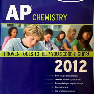 Kaplan AP Chemistry 2012 Study Guide, Practice Tests & Review, Free Shipping