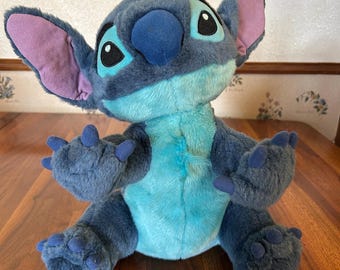 Disney Lilo & Stitch - grote steek pluche 13" - knuffel blauw alien speelgoed