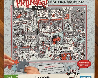 Jigsaw Puzzle = Parker Brothers Pictureka - Find It Fast - 1000 Pieces