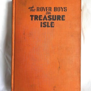 Vintage BOOK HARDCOVER - 1909 The Rover Boys on Treasure Isle by Arthur Winfield, Whitman Publishing Company Great Condition