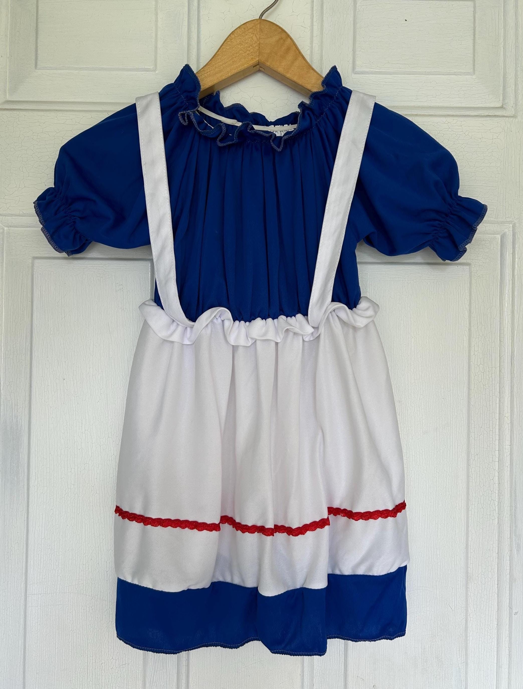 Vintage Raggedy Ann Costume: Child Size Medium, 3-piece Set - Etsy