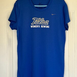 The University of Tulsa Nike Dri-Fit Team Issued Women’s Rowing Shirt – Size Small – Free Shipping