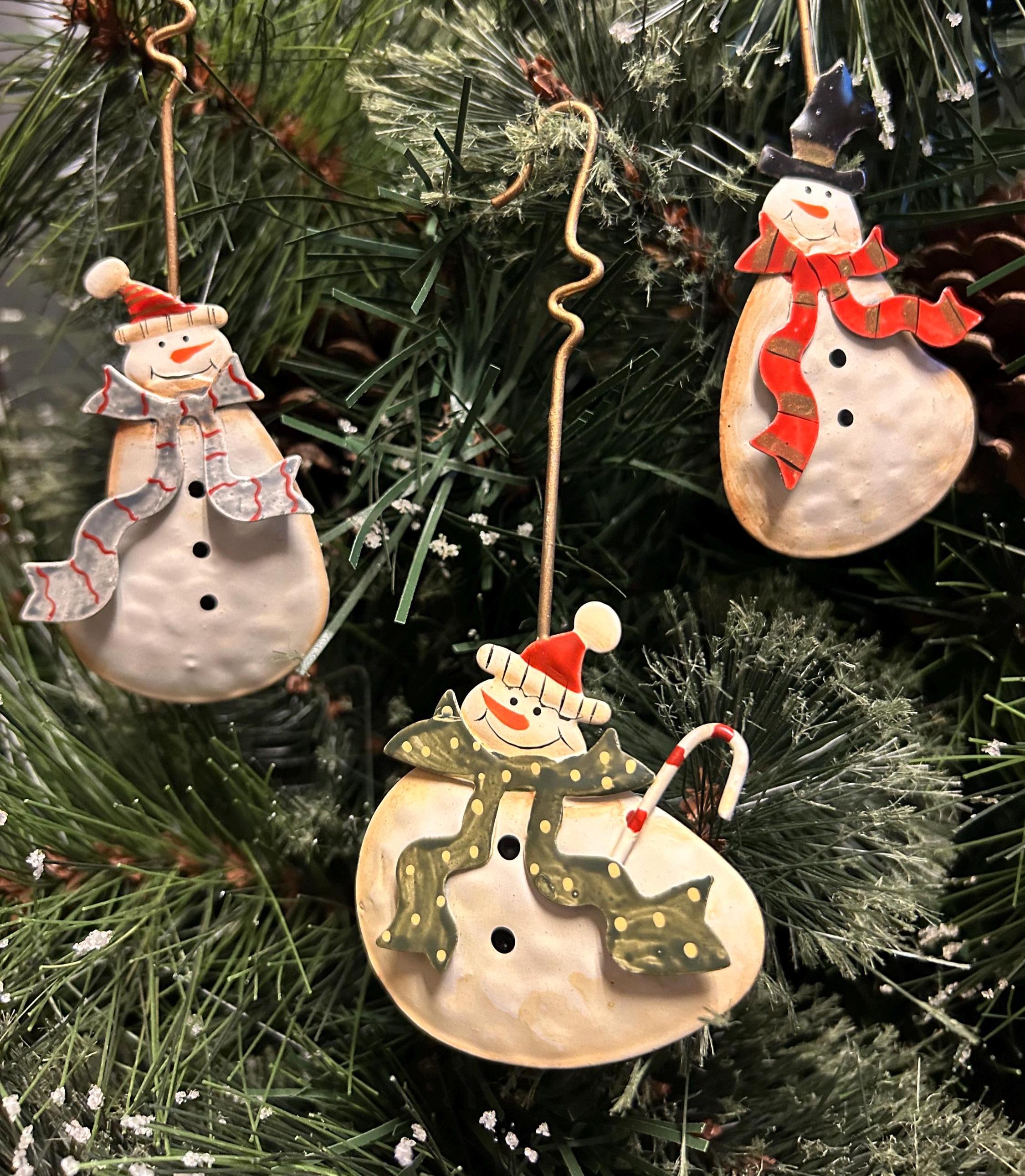 スノーマン飾り物(金属製) Metal Snowman - Etsy Canada