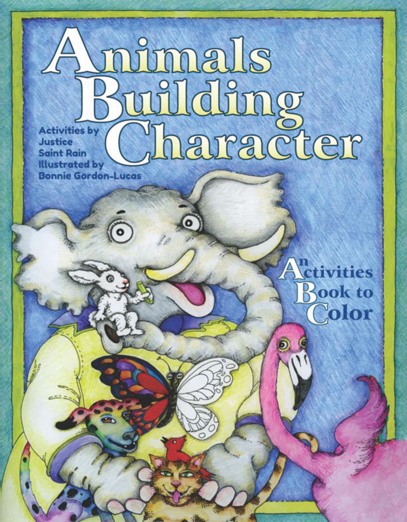 ABC. Coloring Book. Kids. Activities. Child. Animals. Educational. Mazes. Jokes. Color. Children. Famous Quotes. Animals Build Character image 2