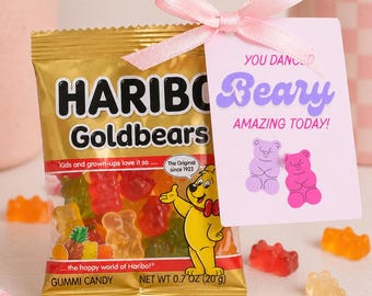 Gummy Bear Goodie Bag Tag