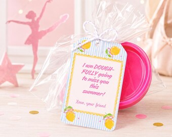 I'm DOUGH-fully Going To Miss You this summer - Printable Dance Tag