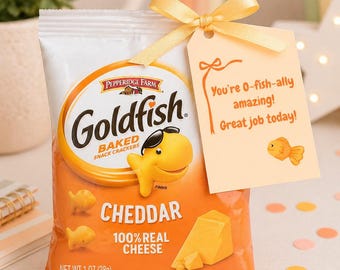 Goldfish Goodie Bag Tag!