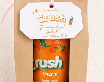 Crush pop goodie bag tag for dancers