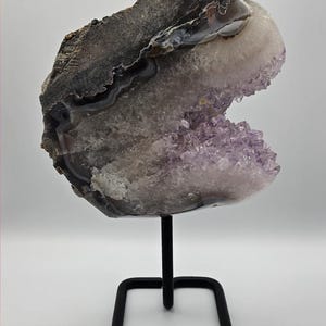 Amethyst Agate on Stand