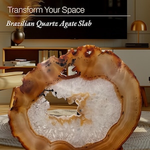 Brazilian Quartz Agate Slab